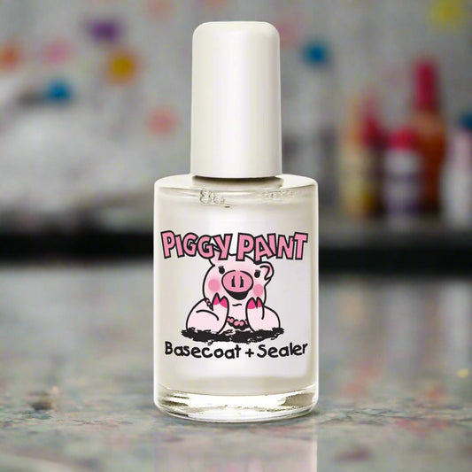 Basecoat + Sealer Nail Polish, 0.5oz, Piggy Paint