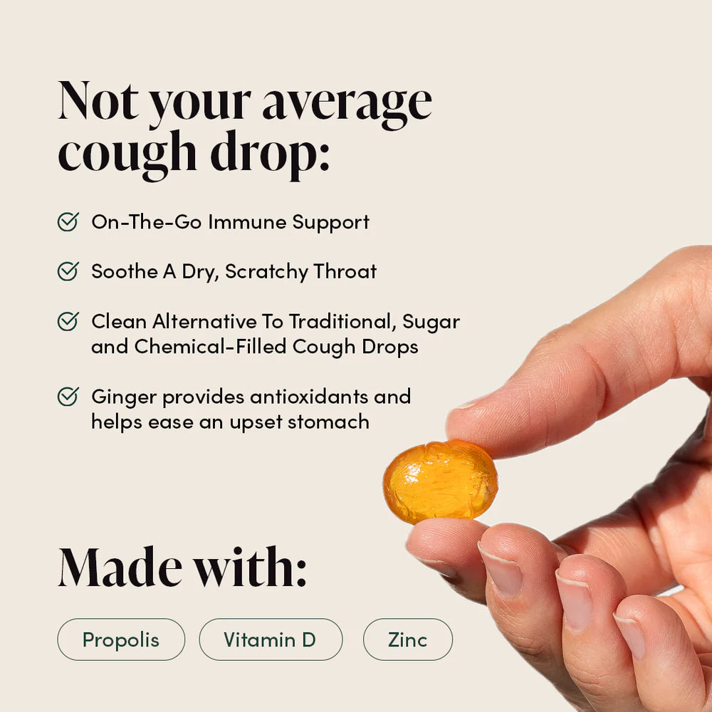 B. Soothed Throat Lozenges, for Immune Support, Beekeeper's Naturals