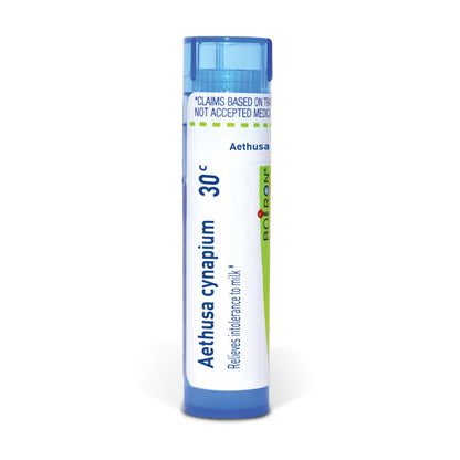 Aethusa Cynapium, Homeopathic Medicine for Intolerance to Milk, Boiron, 80 Pills (Pill Size #40)