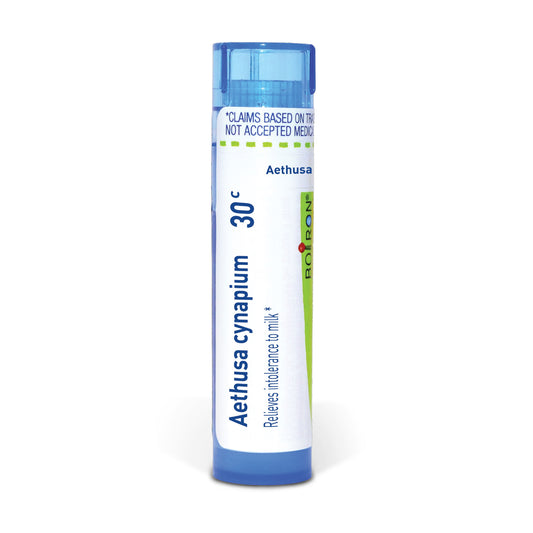 Aethusa Cynapium, Homeopathic Medicine for Intolerance to Milk, Boiron, 80 Pills (Pill Size #40)