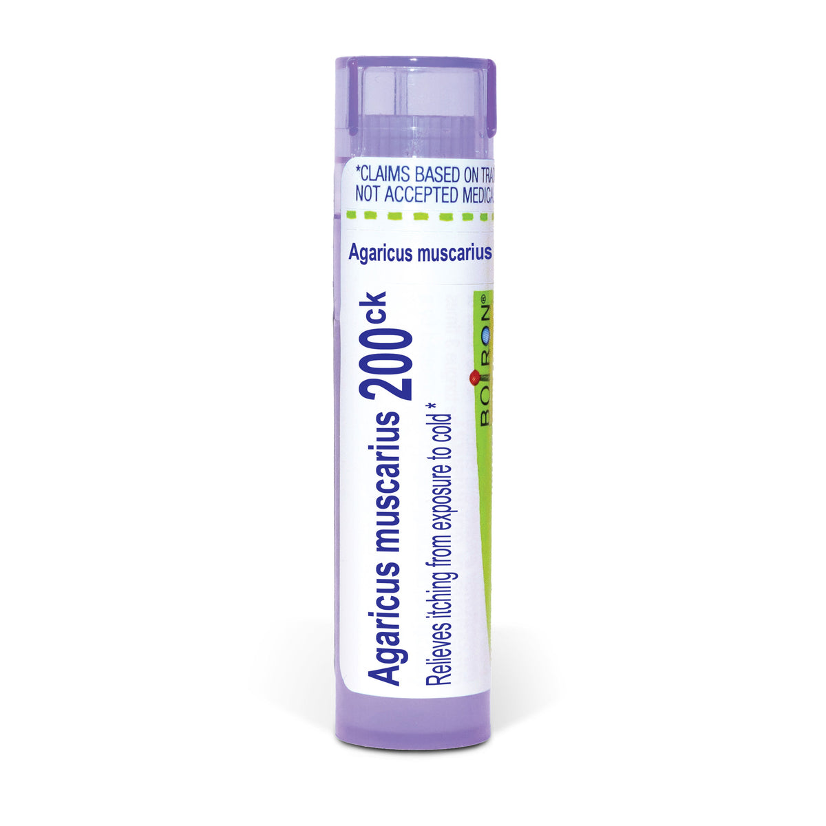 Agaricus Muscarius, Homeopathic Medicine for Itching from Exposure to Cold, Boiron, 80 Pills (Pill Size #40)