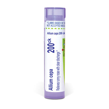 Allium Cepa, Homeopathic Medicine For Allergic or Viral Runny Nose, Boiron, 80 Pills (Pill Size #40)