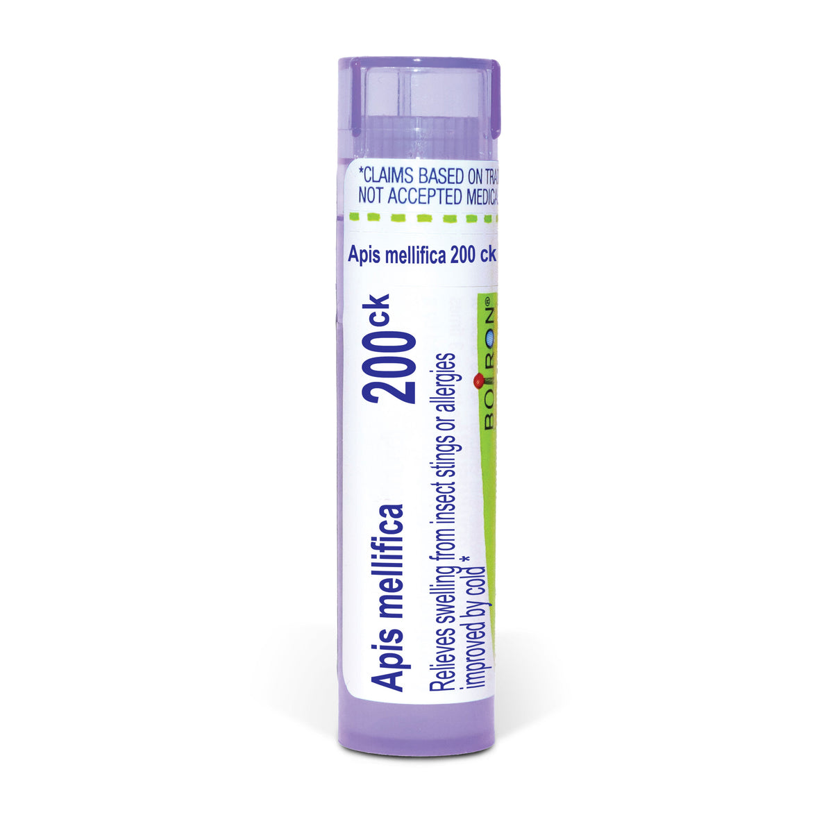 Apis Mellifica, Homeopathic Medicine for Swelling from Insect Bites or Allergies, Boiron, 80 Pills (Pill Size #40)