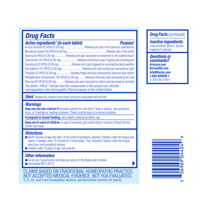 Arnicare Arthritis, Homeopathic Medicine For Arthritis Pain, 60 Meltaway Tablets