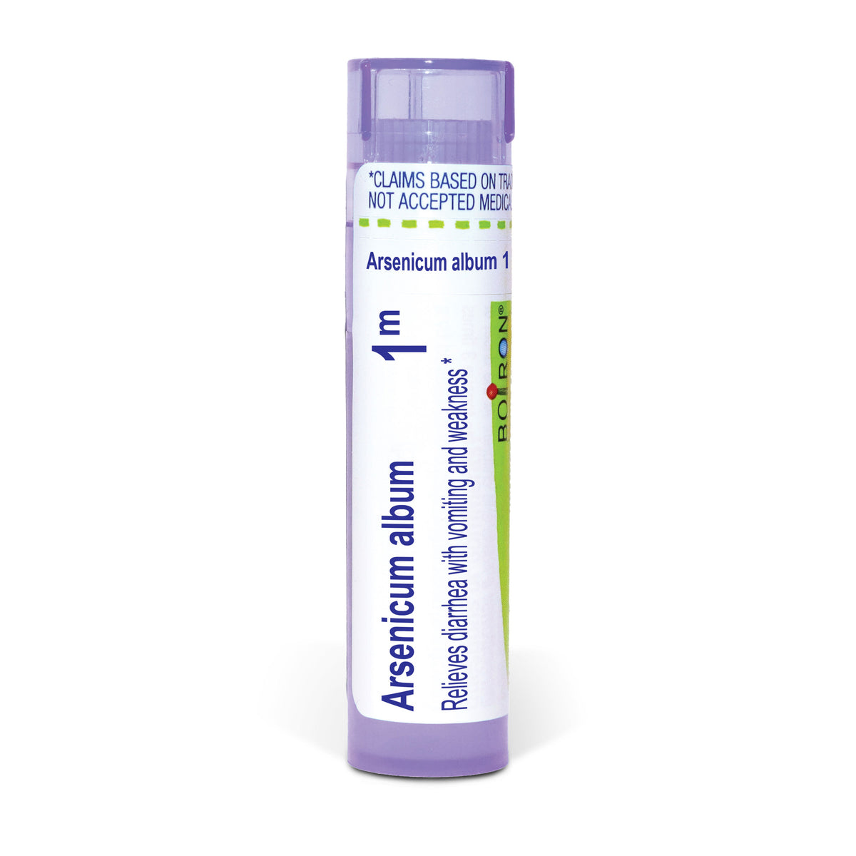 Arsenicum Album, Homeopathic Medicine for Diarrhea with Vomiting and Weakness, Boiron, 80 Pills (Pill Size #40)