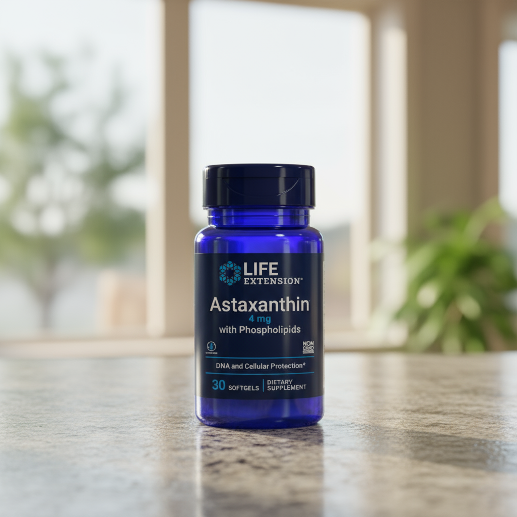 Astaxanthin with Phospholipids, DNA & Cellular Protection, 30 Softgels, Life Extension