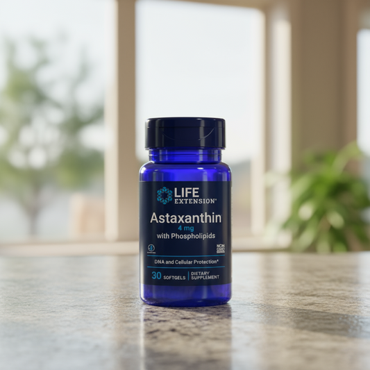 Astaxanthin with Phospholipids, DNA & Cellular Protection, 30 Softgels, Life Extension