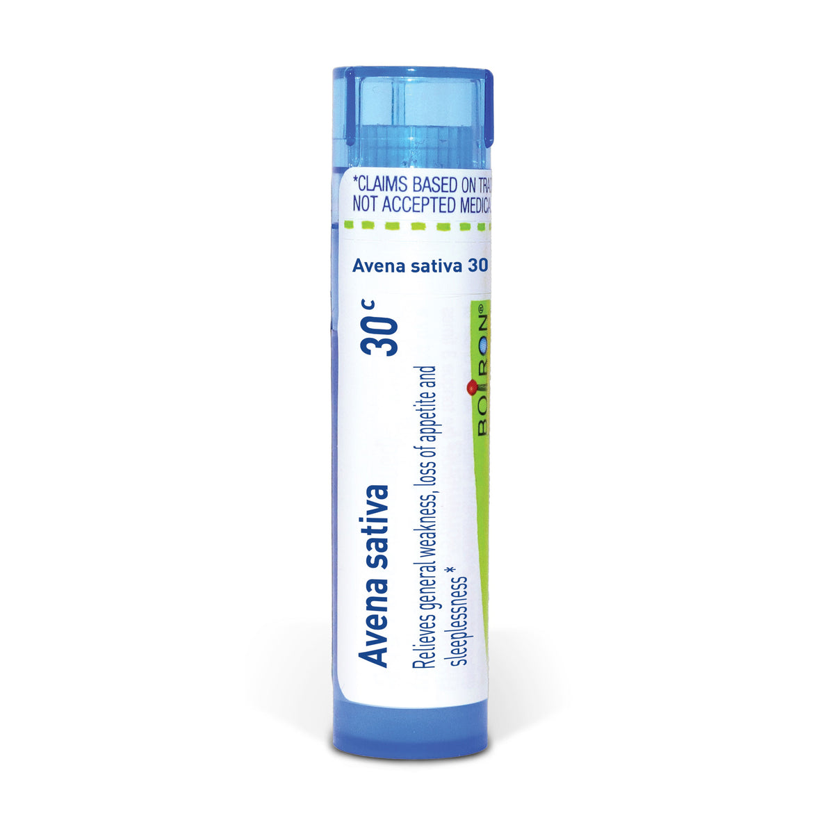 Avena sativa 30C, Homeopathic Medicine for General weakness, loss of appetite, and sleepiness, Boiron, 80 Pills (Pill Size #40)