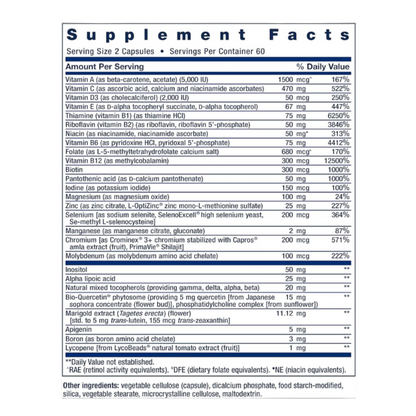 Two-Per-Day Multivitamin, 120 Capsules, Life Extension