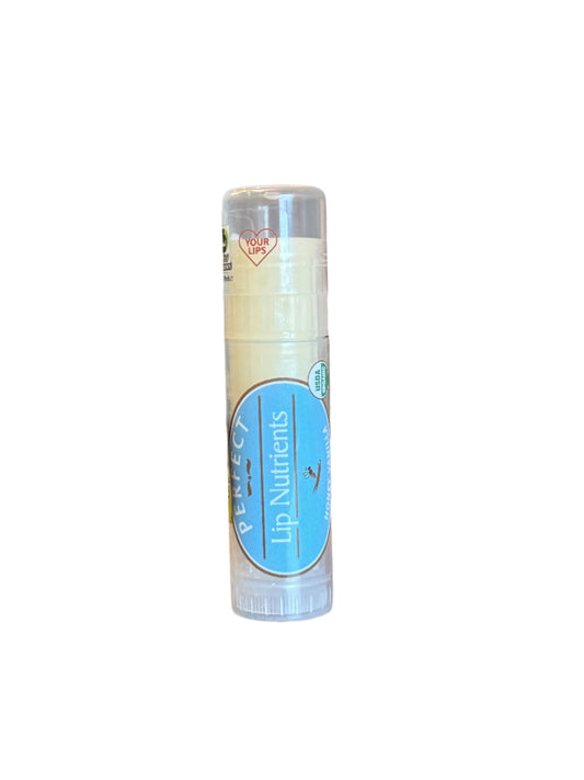 Organic Perfect Lip Nutrients, Honey Vanilla, 7g, Perfect Supplements