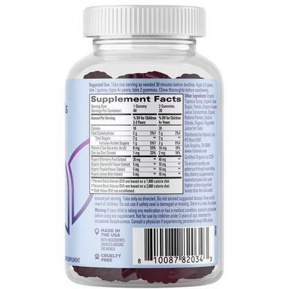 Hyland's Kids Organic Sleep, Calm & Immunity Gummies, Melatonin-Free, 60 Vegan Gummies
