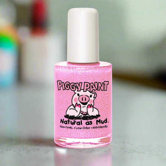 Tickled Pink - Glitter Light Pink Nail Polish, 0.5oz, Piggy Paint