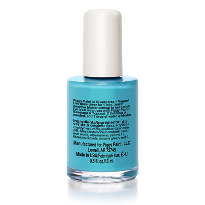 Sea-quin - Matte Turquoise Nail Polish, 0.5oz, Piggy Paint