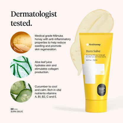 Burn Salve After Sun Gel, First Honey