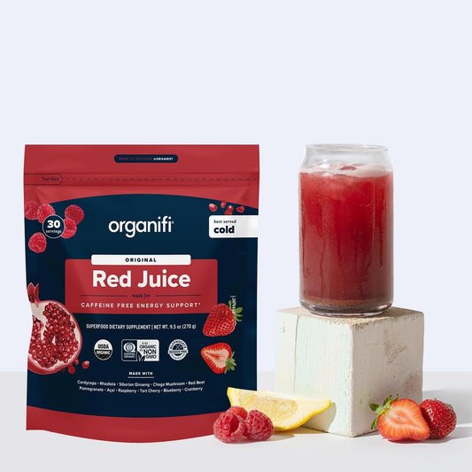Red Juice - Caffeine Free Energy Support, Organifi