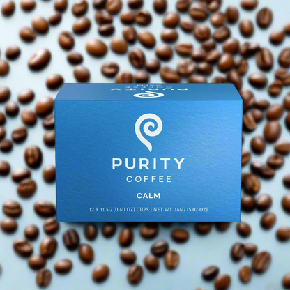 CALM: Decaf Single-Serve Purity Pods, 12 K-Cups