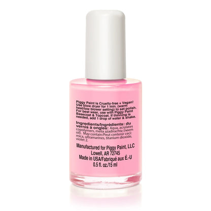 Muddles the Pig - Pastel Matte Pink Nail Polish, 0.5oz, Piggy Paint