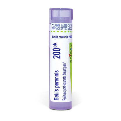 Bellis Perennis, Homeopathic Medicine for Post-Traumatic Breast Pain, Boiron, 80 Pills (Pill Size #40)