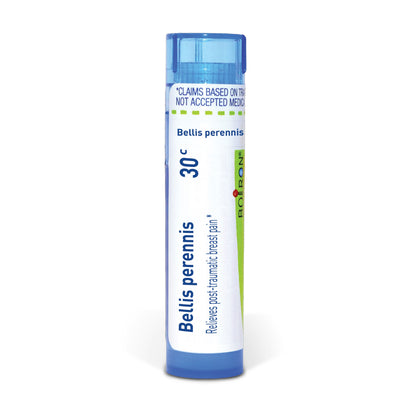 Bellis Perennis, Homeopathic Medicine for Post-Traumatic Breast Pain, Boiron, 80 Pills (Pill Size #40)