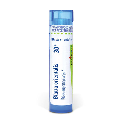 Blatta Orientalis, Homeopathic Medicine for Relieving Respiratory Allergies, Boiron, 80 Pills (Pill Size #40)
