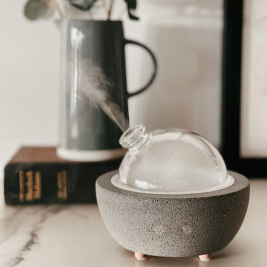 Glass & Concrete Essential Oil Diffuser, 200mL Rowe Casa