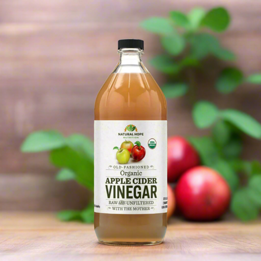 Organic Raw Apple Cider Vinegar, 16oz, Natural Hope Herbals