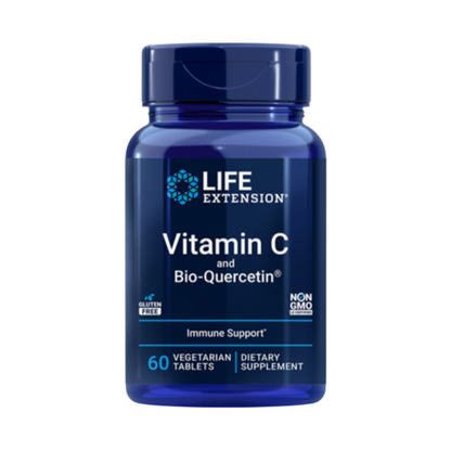 Vitamin C and Bio-Quercetin Phytosome - Immune Support, 60 Capsules, Life Extension