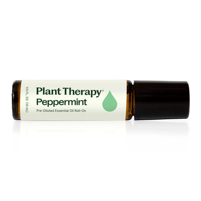 Organic Peppermint Roll On, 10ml, Plant Therapy