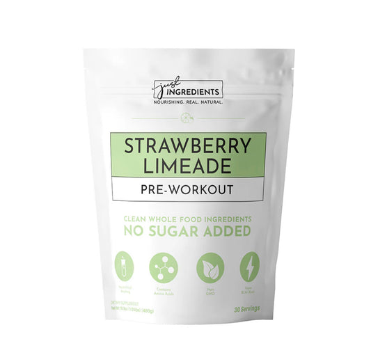 Strawberry Limeade Pre-Workout, 30 Servings, Just Ingredients