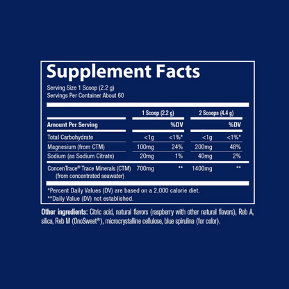 ConcenTrance Daily Mineral Powder, 60 Servings, Trace Minerals