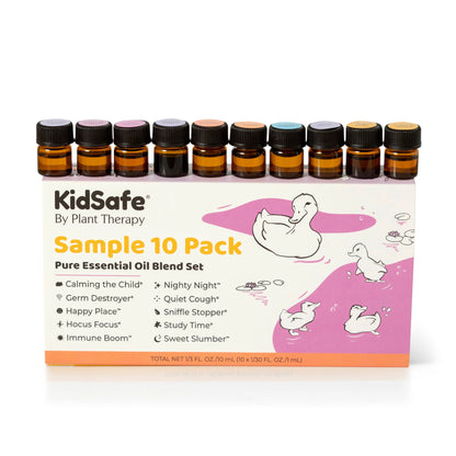 Kidsafe Blends, Sample 10 Pack, Plant Therapy