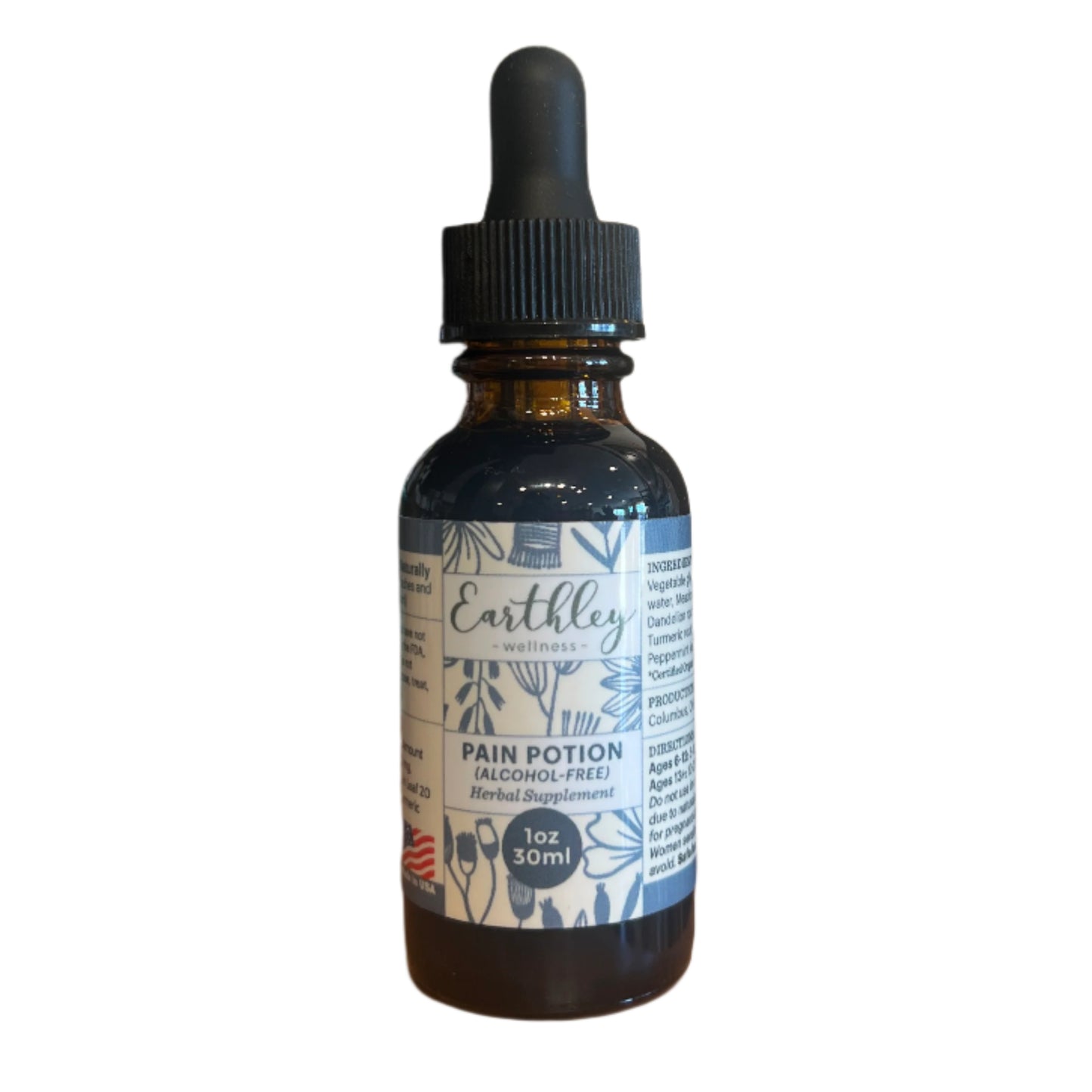 Pain Potion - General Aches & Discomfort, 1-2oz, Earthley