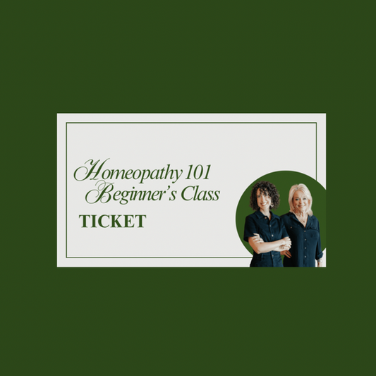 Homeopathy 101 Beginner Class Ticket