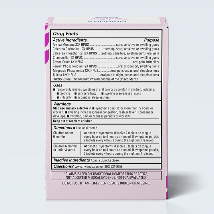 Hyland's Baby Oral Pain Relief Tablets, Nighttime