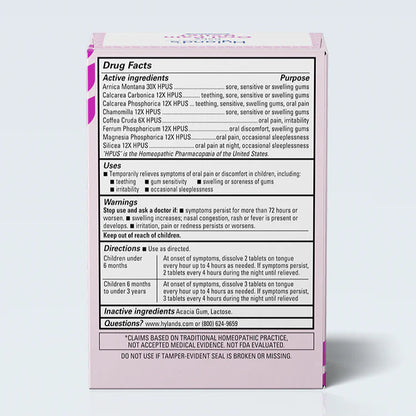 Hyland's Baby Oral Pain Relief Tablets, Nighttime