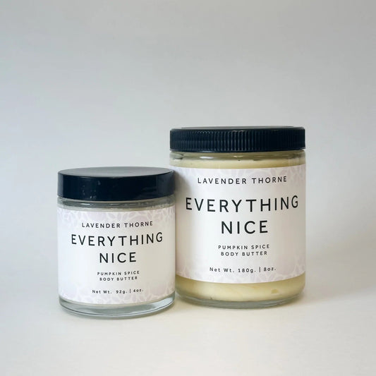 Everything Nice - Pumpkin Spice Body Butter, 4-8oz, Lavender Thorne