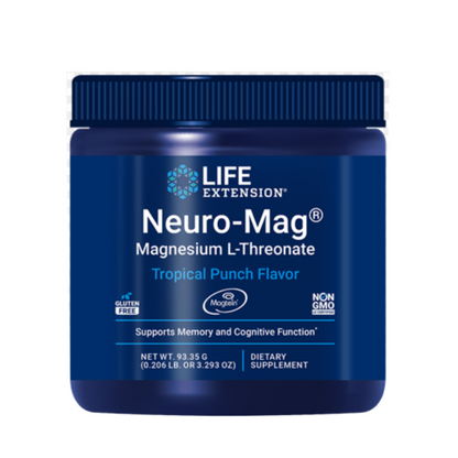 Neuro-Mag, Tropical Punch Flavor, 30 Servings, Life Extension