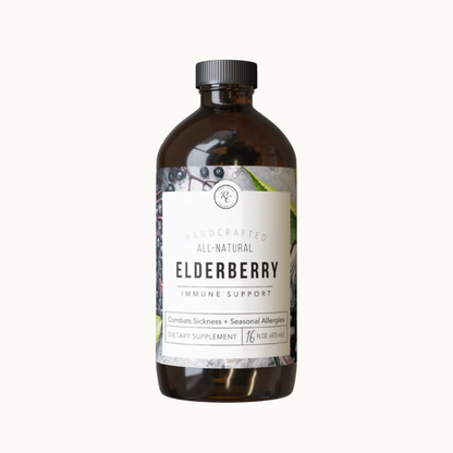 Elderberry Immune Support, 16oz, Rowe Casa Organics