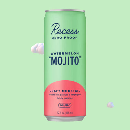 Watermelon "Mojito" -  Craft Mocktail, 12oz, Recess
