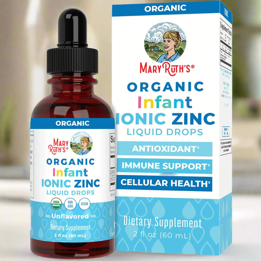 Infants Ionic Zinc Liquid Drops, Unflavored, 2oz, MaryRuth Organics