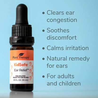 Ear Relief Kidsafe Essential Oil, 10ml, Plant Therapy