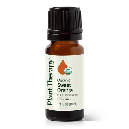Organic Sweet Orange Essential Oil, 10 ml, Plant Therapy