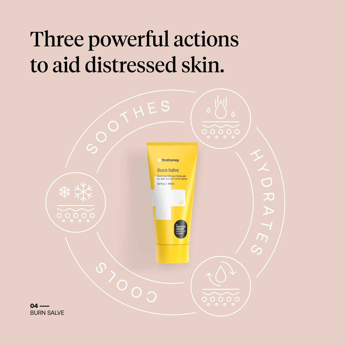 Burn Salve After Sun Gel, First Honey