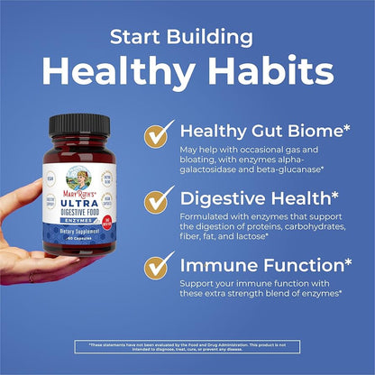 Ultra Digestive Food Enzymes, 60 Capsules, MaryRuth Organics