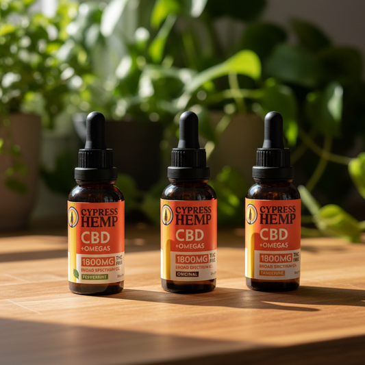 THC-Free Broad Spectrum Hemp Extract Oil, 1800mg