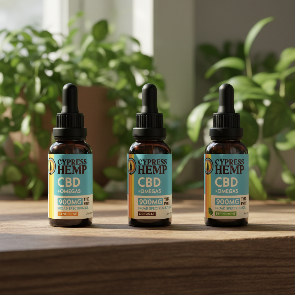THC-Free Broad Spectrum Hemp Extract Oil (900mg)