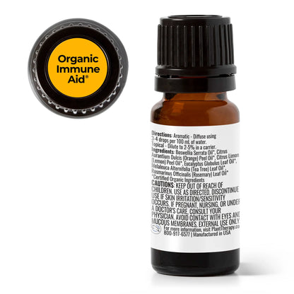 Organic Immune Aid Essential Oil Blend, 10ml, Plant Therapy
