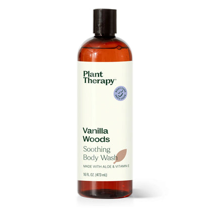 Vanilla Woods Body Wash, 16oz, Plant Therapy