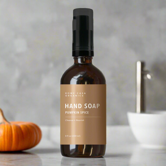Pumpkin Spice Hand Soap, 8oz, Rowe Casa Organics
