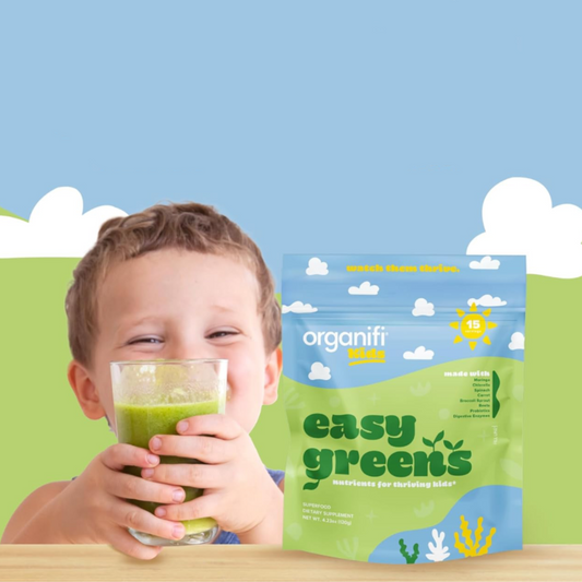 Kid's Easy Greens- Superfood Blend, 15 Servings, Organifi